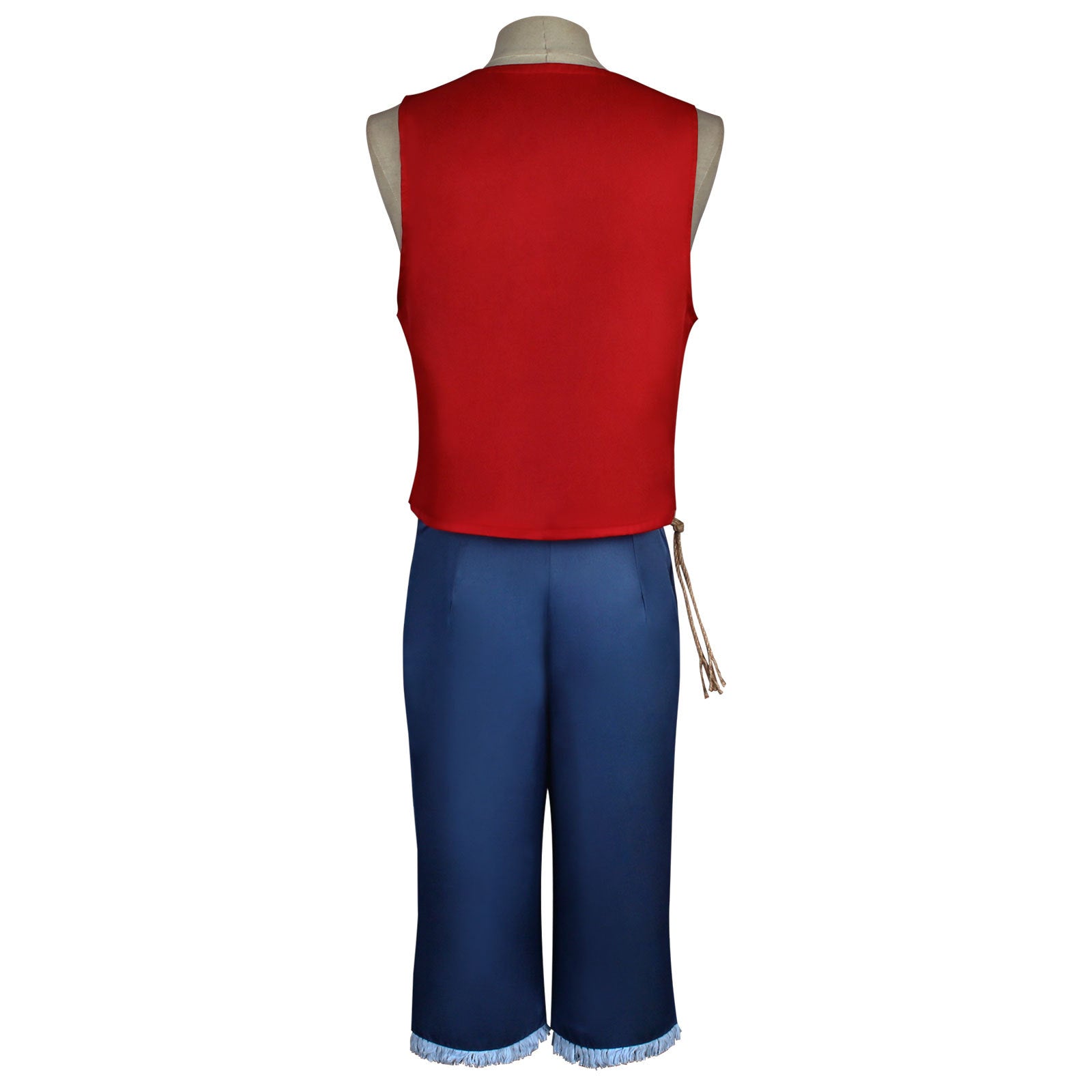 Anime Navigation Film Monkey D. Luffy Red Vest Cosplay Costumes
