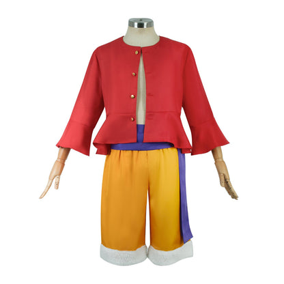 Anime Navigation Wano Country Ghosts Island Luffy Cosplay Costumes