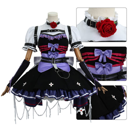 Identity V Gardener Emma Woods Halloween Purple Cosplay Costumes