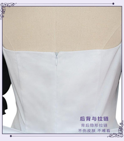 Miracle Nikki Black White Maid Outfit Dress Game Cosplay Costume