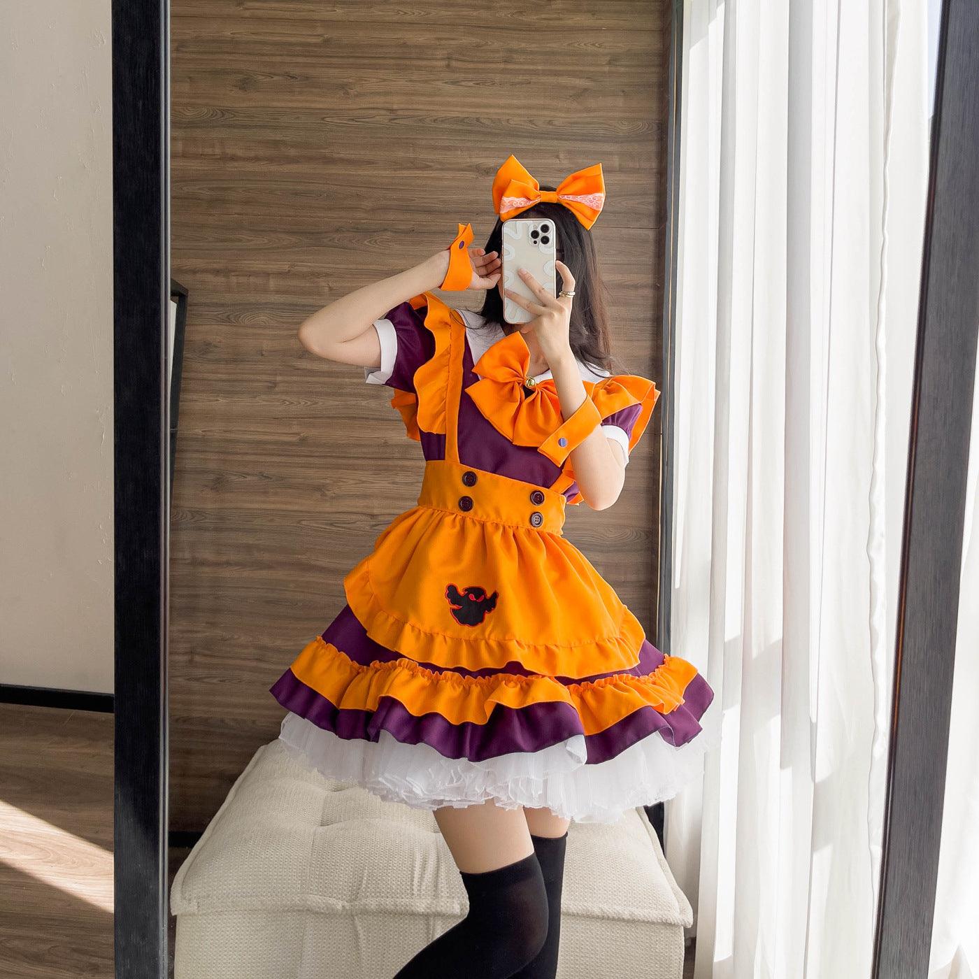 Waitress Plus Size Maid Outfit Halloween Fancy Cosplay Costume
