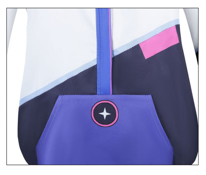 Game Genshin Impact ANTA X Qiqi Jacket Fullset Cosplay Costumes