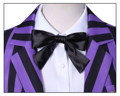 Wednesday 2 Addams Nevermore Academy Purple Short Uniform Adult Kids Costumes