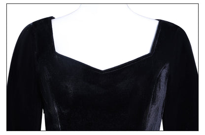 Wednesday 2 Mother Morticia Addams Black Dress Cosplay Costumes