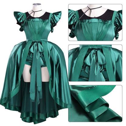 Wednesday 2 Addams Agnes Nevermore Academy Dance Dress Adult Kids Costumes