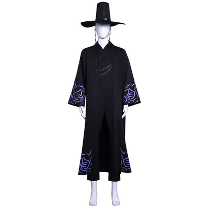 KPop Demon Hunters Saja Boys Qin Yu Adult Kids Cosplay Costumes