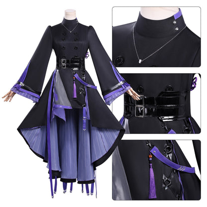 Game Arknights Lin Yuxia Full Set Dress Outfit Cosplay Costumes