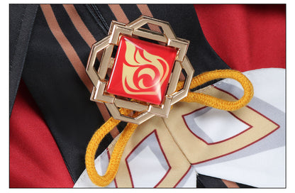 Genshin Impact Lantern Rite Hu Tao Crimson Snow Cosplay Costumes