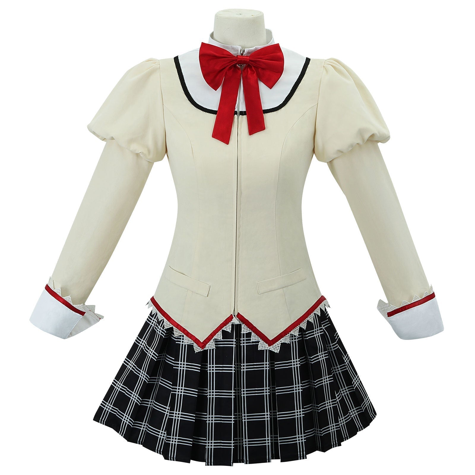 Puella Magi Madoka Magica School Uniform Fullset Cosplay Costumes