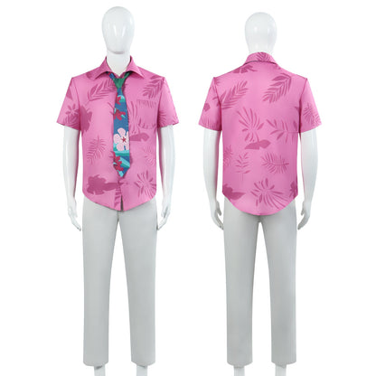 Zoo 2 Non-Mammalians Rise Nick Wilde Pink Shirt Cosplay Costumes