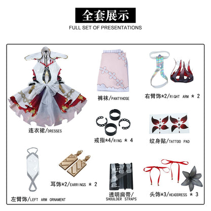 Game Wuthering Waves Chun Camellya Full Set Cosplay Costumes