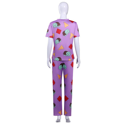KPop Demon Hunters Zoey Loungewear Pajamas Fullset Cosplay Costumes