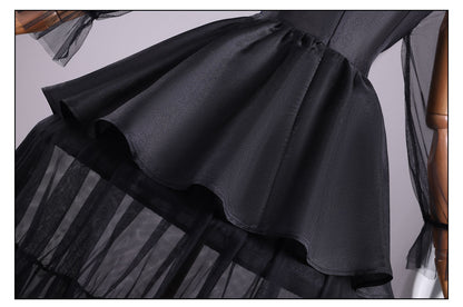 Wednesday Addams Season 2 Adult Kids Prom Dress Cosplay Costumes