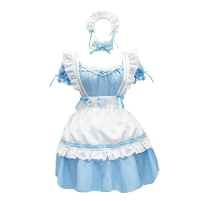 Miracle Nikki Pink Maid Outfit Fancy Dress Anime Cosplay Costume
