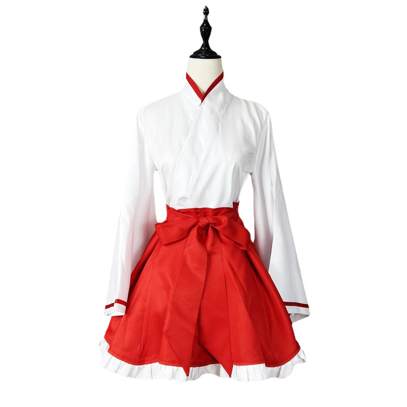 Inu Boku Secret Service Shirakiin Ririchiyo Kimono Maid Outfit Costume