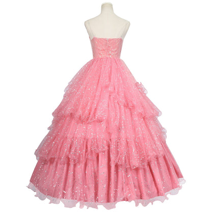 Wicked: For Good Witch Glinda Adult Pink Dress Cosplay Costumes