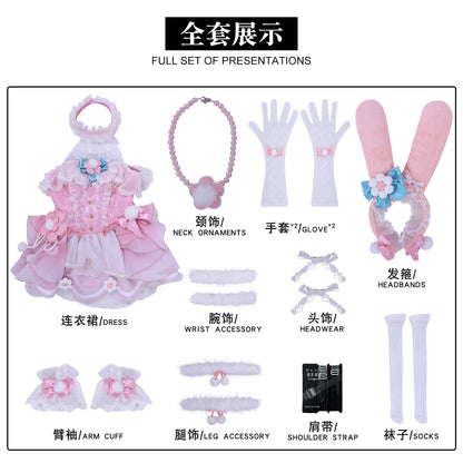 Naraka: Bladepoint Sheila My Melody Maid Outfit Cosplay Costumes