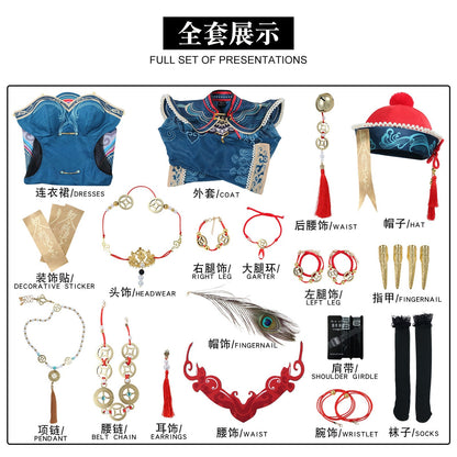 Naraka: Bladepoint Zombie Girl Tessa Ink Travel Cosplay Costumes