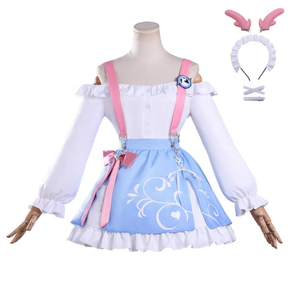 Game Honor of Kings X Luckin Yao Deerie Full Set Cosplay Costumes