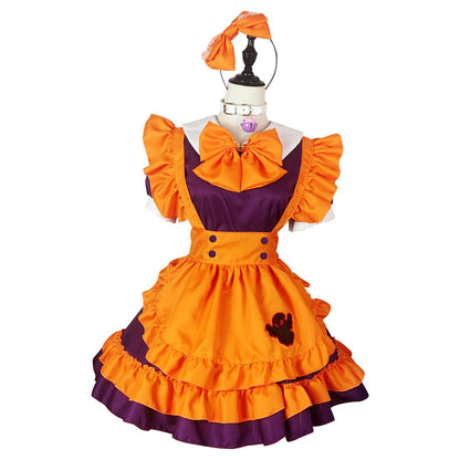 Waitress Plus Size Maid Outfit Halloween Fancy Cosplay Costume