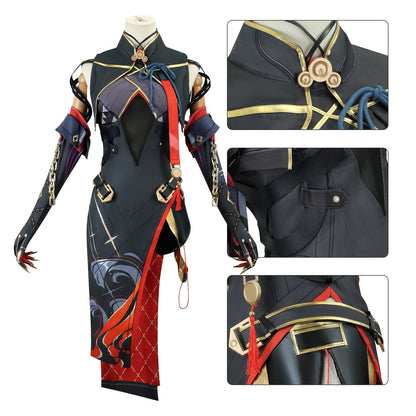 Wuthering Waves Judge of Huanglong Yinlin Cheongsam Cosplay Costumes