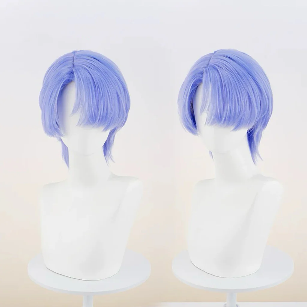 omgcos Panty & Stocking with Garterbelt Polyester Polyurethane Blue Pink Cosplay Wig