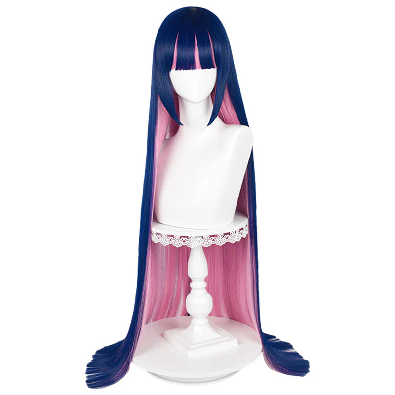 omgcos Panty & Stocking with Garterbelt Stocking Long Blue Cosplay Wig