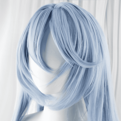 Ready To Ship EVA Rei Blue Long Curly Cosplay Wigs