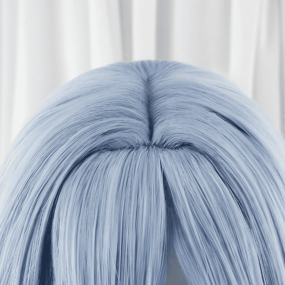 Ready To Ship EVA Rei Blue Long Curly Cosplay Wigs
