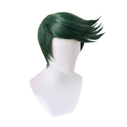 JoJo's Bizarre Adventure Diamond is Unbreakable Rohan Kishibe Short Green Cosplay Wigs