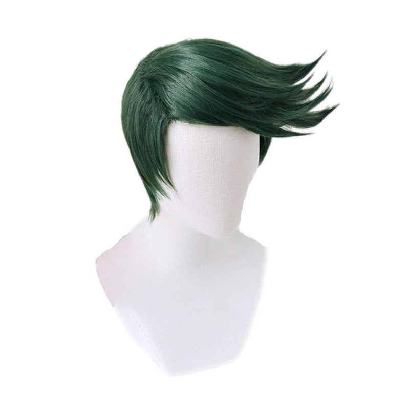 JoJo's Bizarre Adventure Diamond is Unbreakable Rohan Kishibe Short Green Cosplay Wigs