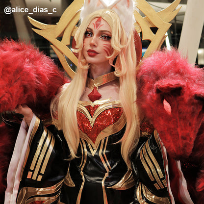 Ready To Ship omgcos League of Legends Immortalized Legend Ahri Cosplay Costume