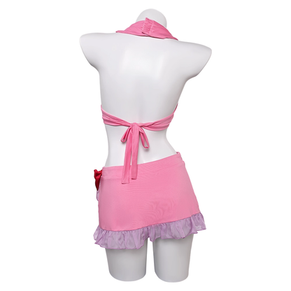 omgcos Aerith Swimwear FF7 Pink Look