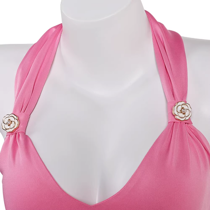 omgcos Aerith Swimwear FF7 Pink Look