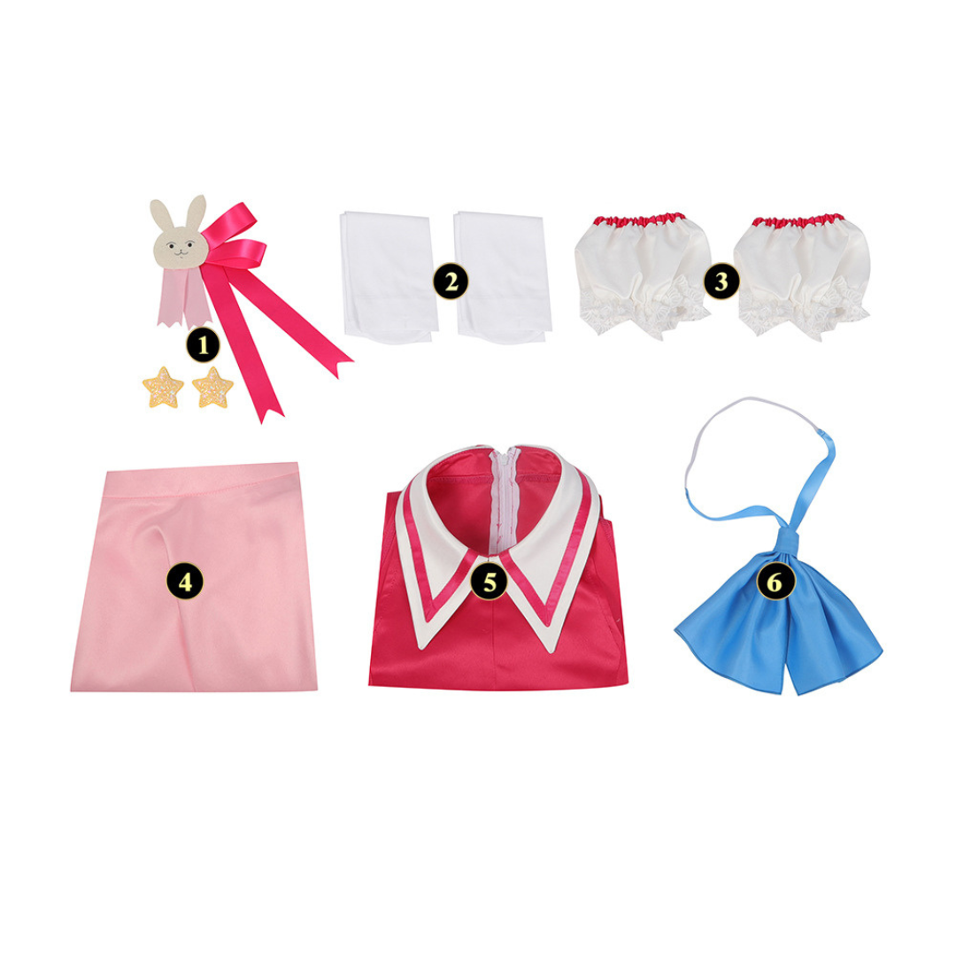 omgcos Ai Cosplay Costume Bunny Hairpin Performance Idol Costumes