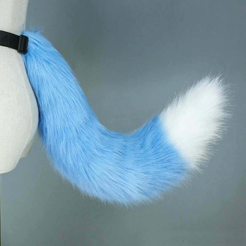omgcos Anime Fox Tail Cosplay Props Fur Tail 11 Colors
