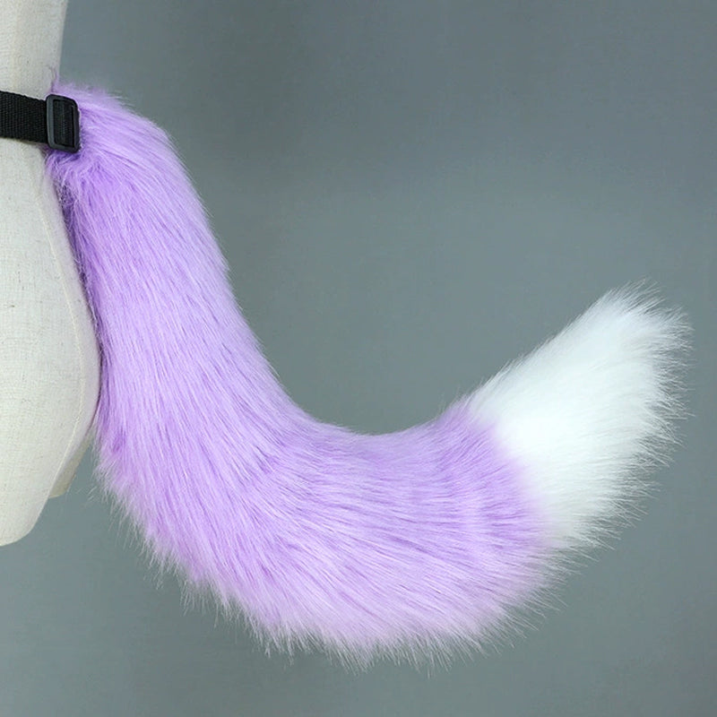 omgcos Anime Fox Tail Cosplay Props Fur Tail 11 Colors