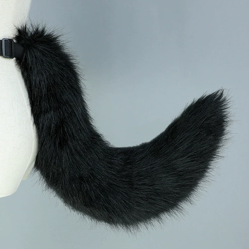 omgcos Anime Fox Tail Cosplay Props Fur Tail 11 Colors
