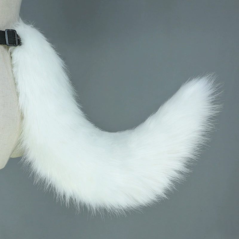 omgcos Anime Fox Tail Cosplay Props Fur Tail 11 Colors