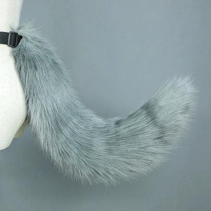 omgcos Anime Fox Tail Cosplay Props Fur Tail 11 Colors