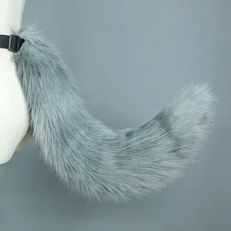 omgcos Anime Fox Tail Cosplay Props Fur Tail 11 Colors