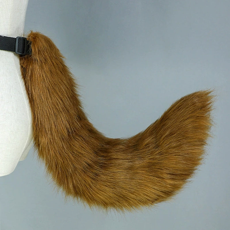 omgcos Anime Fox Tail Cosplay Props Fur Tail 11 Colors