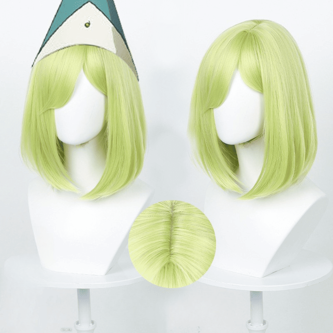 omgcos Anime Witch Hat Coco Green Cosplay Wigs 2 Colors