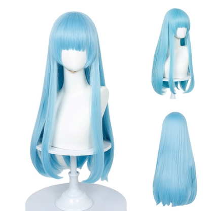 omgcos Anime Witch Hat Richeh Blue Long Cosplay Wigs