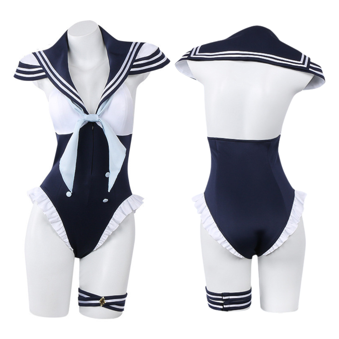 omgcos Dress Up Doll Kitagawa Navy Style Swimsuit Anime Cosplay Costume
