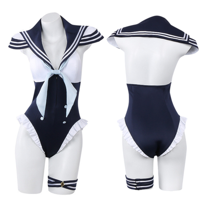 omgcos Dress Up Doll Kitagawa Navy Style Swimsuit Anime Cosplay Costume