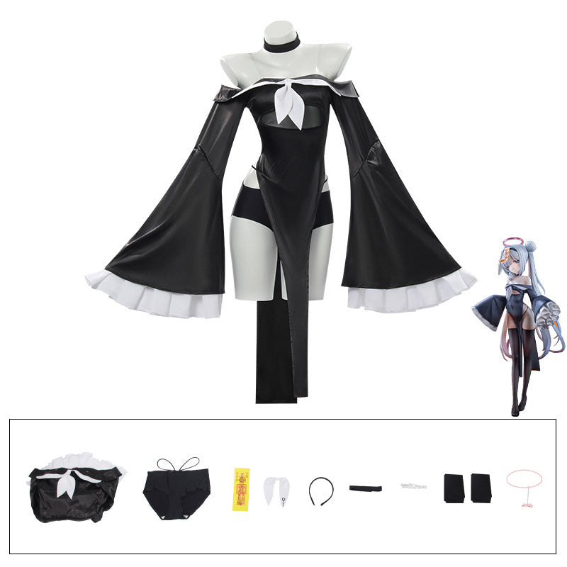 omgcos Game Blue Archive Plana Halloween Dress Cosplay Costume