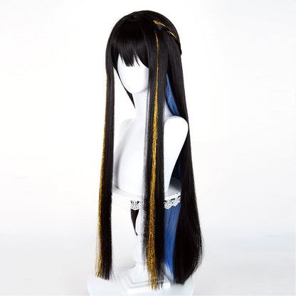 omgcos Game Honkai: Star Rail Constance 90cm Mixed Black Cosplay Wig