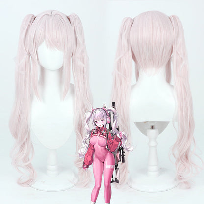 omgcos Goddess of Victory: Nikke Alice Light Pink Ponytail Cosplay Wig