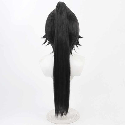 omgcos Goddess of Victory: Nikke Bay Black Mixed Red Cosplay Wig